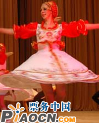 俄罗斯舞蹈歌舞团表演