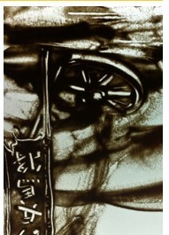 沙画《沙兵马将》