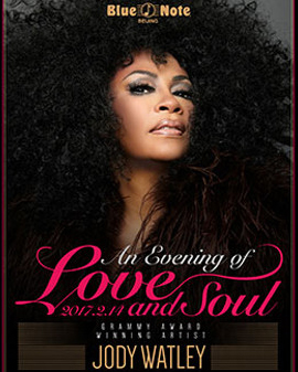 Blue Note Beijing GRAMMY AWARD WINNING ARTIST JODY WATLEY - AN EVENING OF LOVE AND SOUL