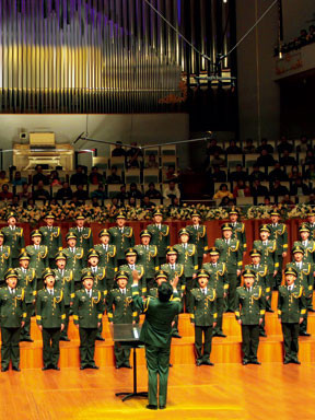 中国武警男声合唱团音乐会